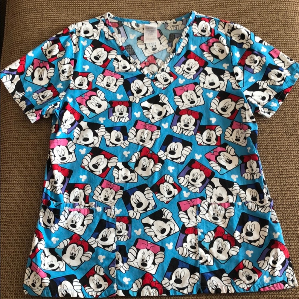 Disney Scrub Top
